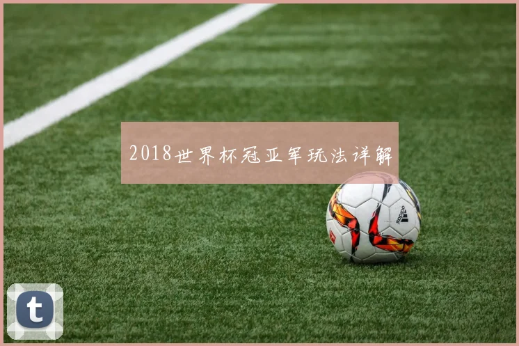 2018世界杯冠亚军玩法详解