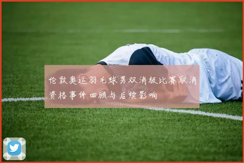 伦敦奥运羽毛球男双消极比赛取消资格事件回顾与后续影响